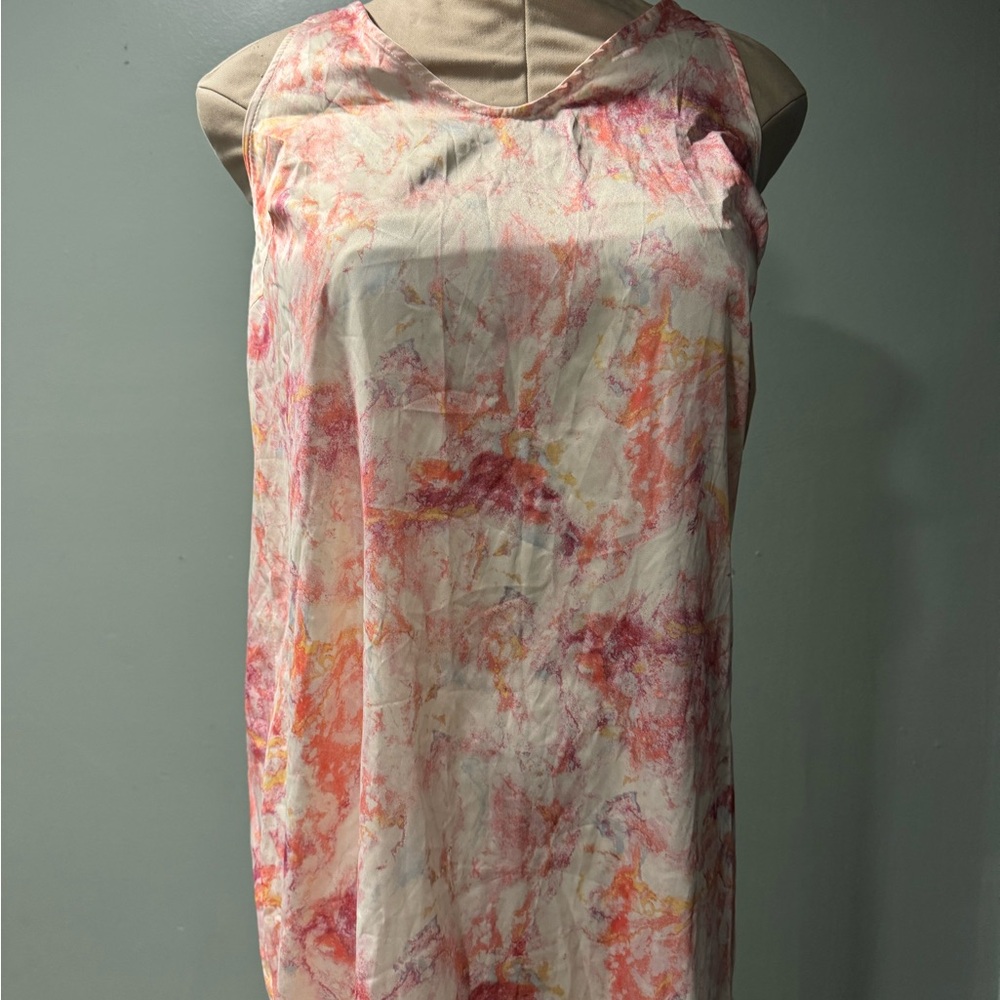 Stars Above Marble Print Nightgown